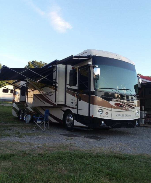 RV During Sunset