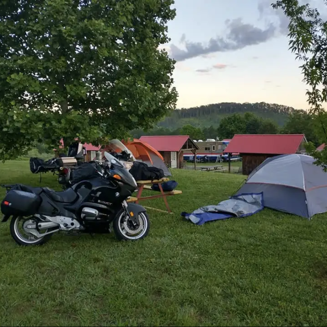 Bikes on Campground